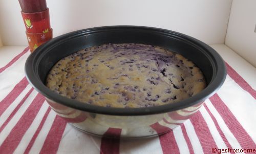 Pudding aux myrtilles