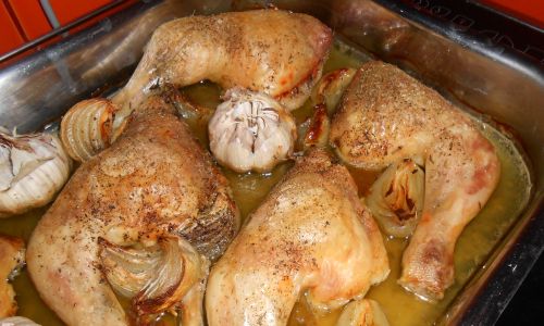 cuisses de poulet au four (cuisson basse température)