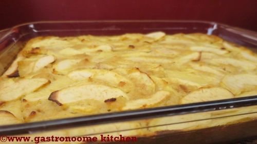 Gâteau aux biscottes aux pommes